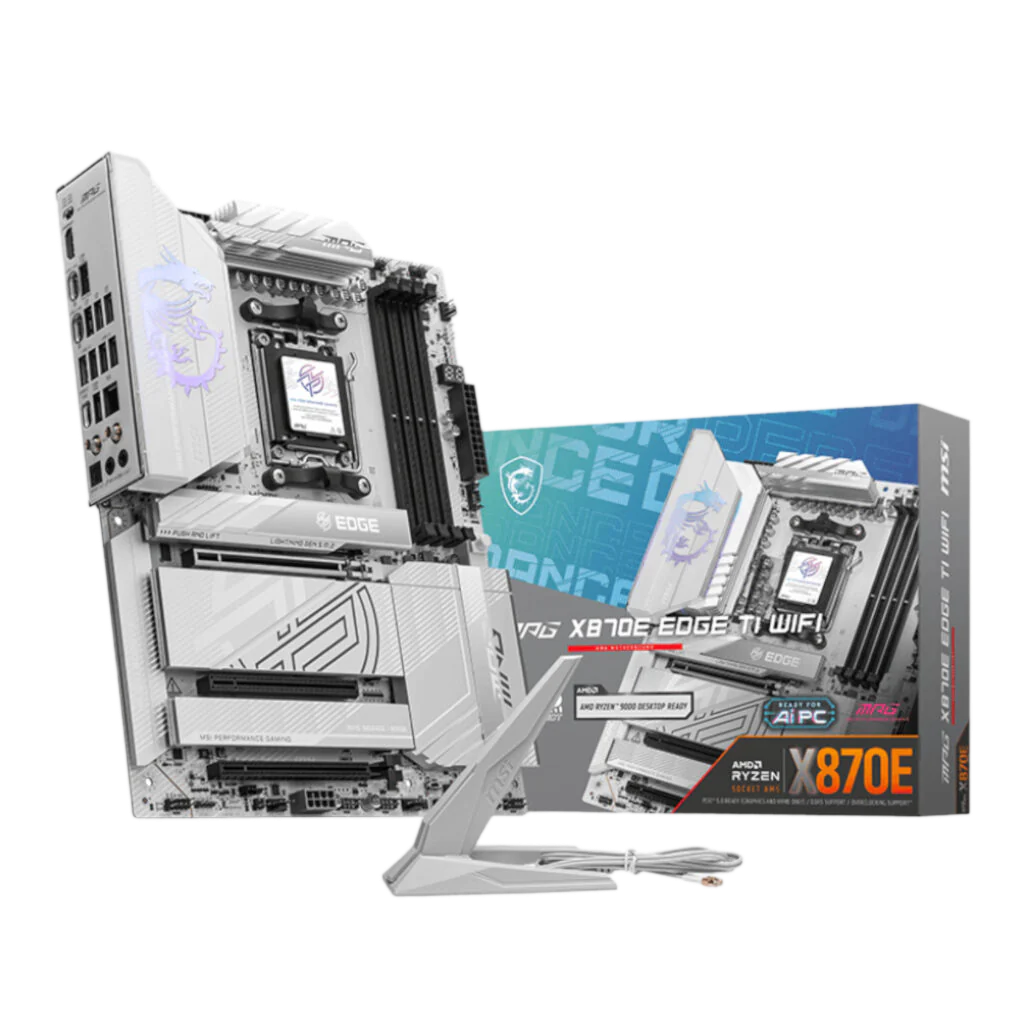 MSI MPG X870E EDGE TI WIFI AM5 ATX DDR5 Gaming Motherboard