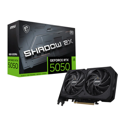 MSI Nvidia GeForce RTX 5050 Shadow 2X OC 8GB Graphics Card