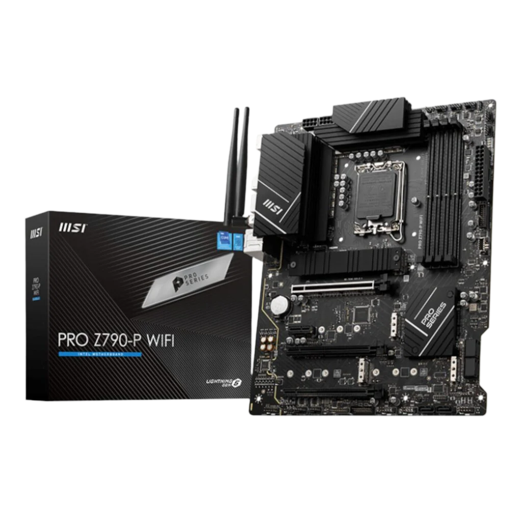 MSI PRO Z790-P WIFI Motherboard – Intel Z790, Wi-Fi 6E, DDR5, ATX