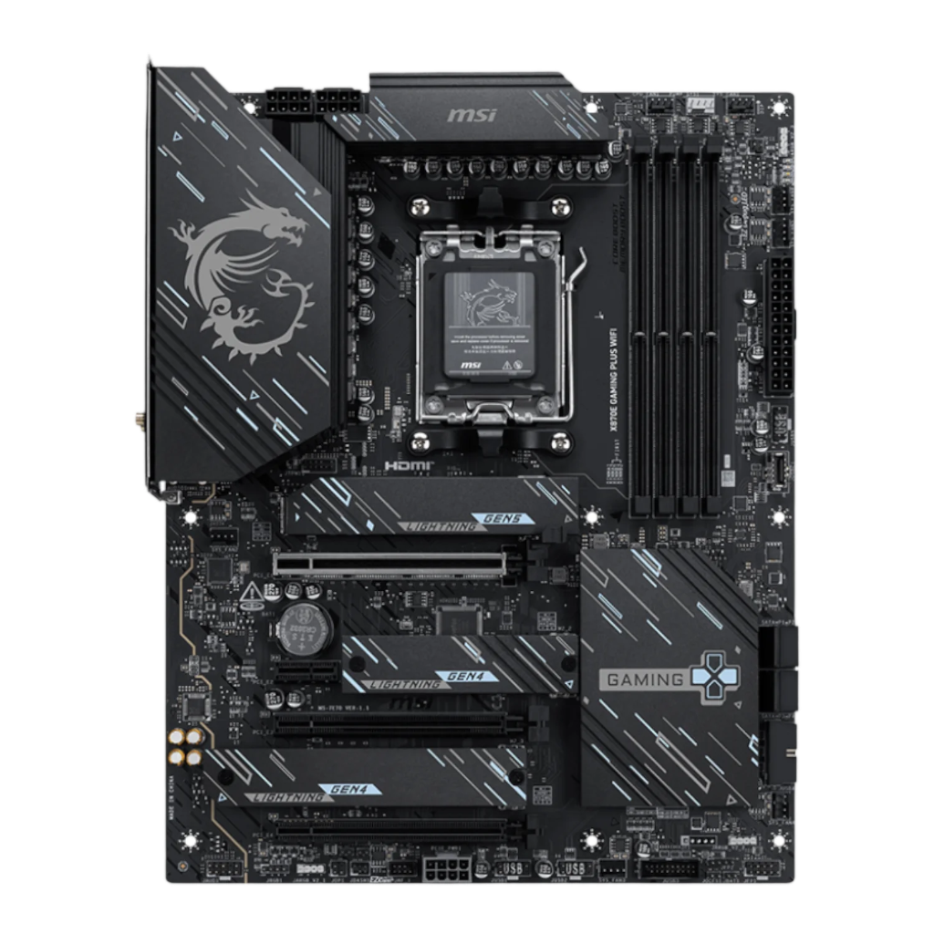 MSI X870E Gaming Plus WIFI AM5 ATX Gaming Motherboard