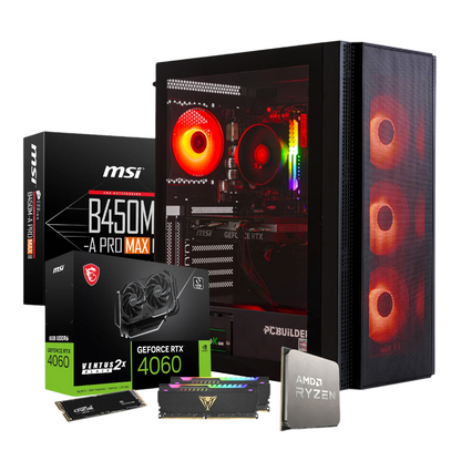 PCBuilder AMD Ryzen 5 5600X BARRICADE Windows 11 Gaming PC