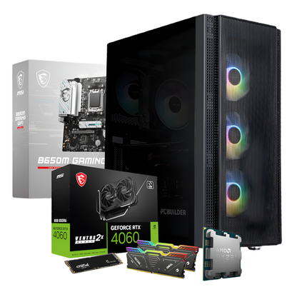 PCBuilder AMD Ryzen 5 7600 SPECIALIST Windows 11 Gaming PC