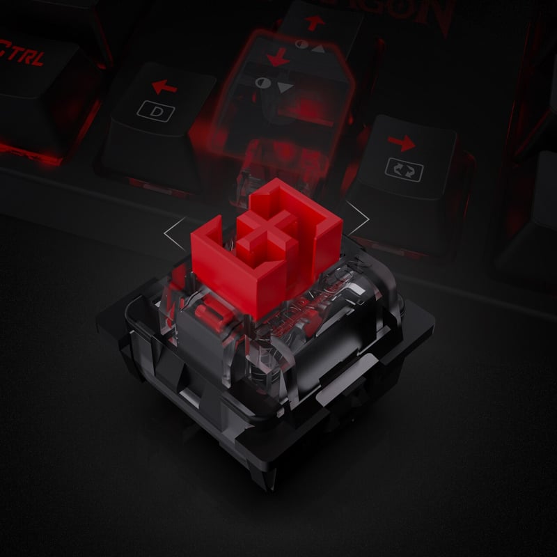 REDRAGON SURARA MECHANICAL RGB Gaming Keyboard - Black