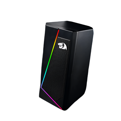 REDRAGON 2.0 Satellite Speaker ANVIL 2 x 3W RGB USB|Aux Gaming Speaker - Black