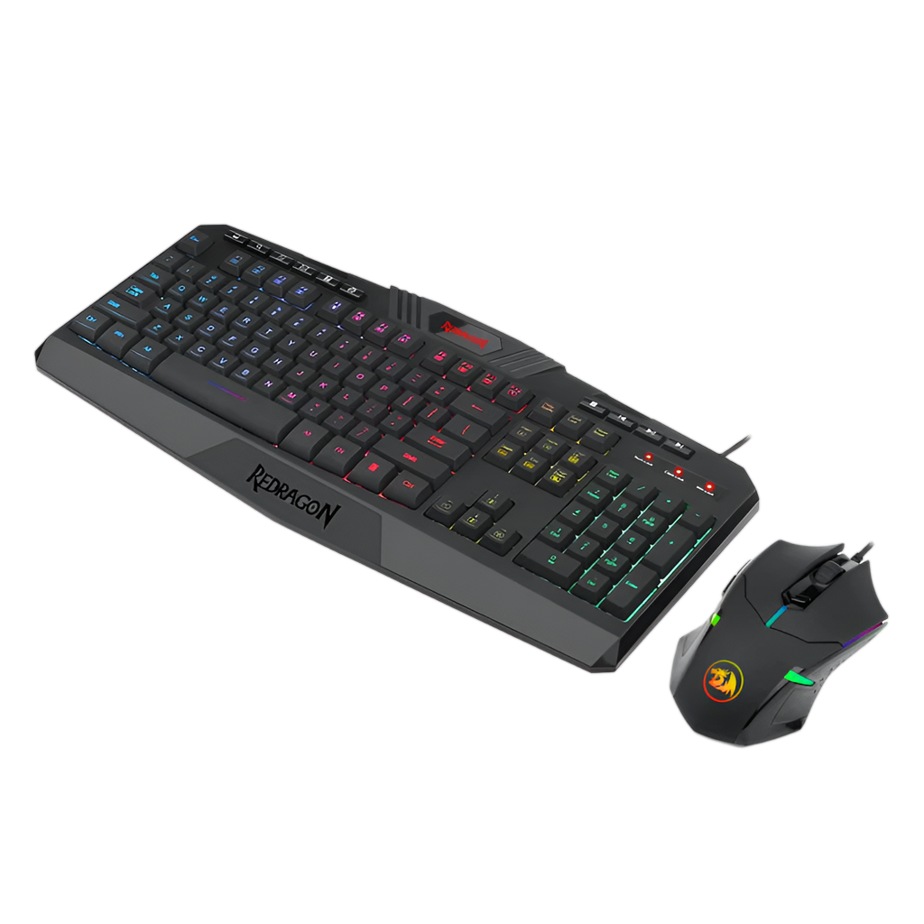 REDRAGON 2IN1 (K503A-RGB|M601) Gaming Combo 1 - Black