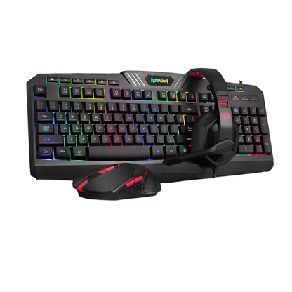 REDRAGON 4IN1 Gaming Combo Mouse|Mouse Pad|Headset|Keyboard