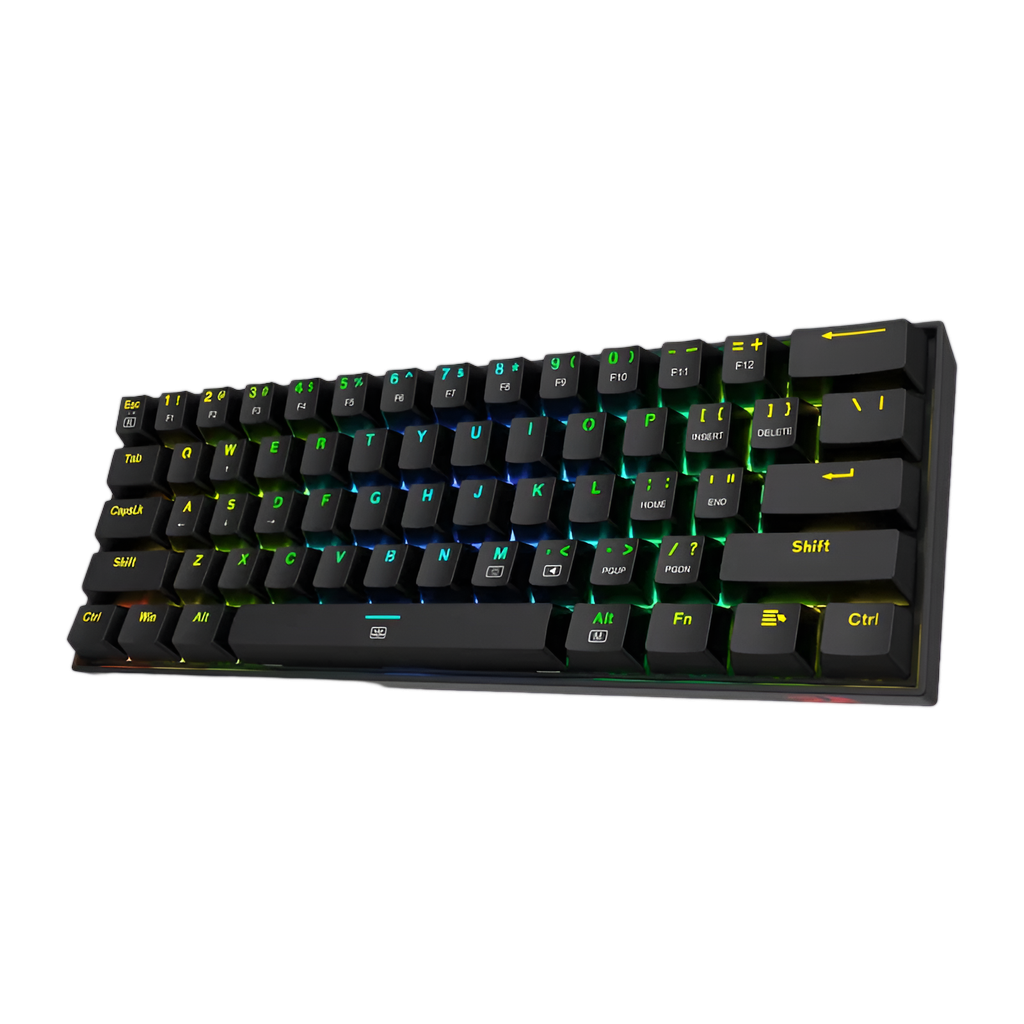 REDRAGON DRAGONBORN Wired Mechanical Keyboard RGB 67Key Design - Black