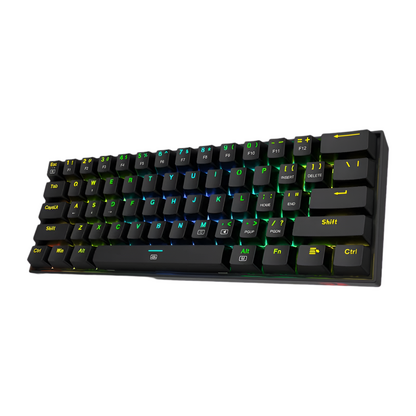 REDRAGON DRAGONBORN Wired Mechanical Keyboard RGB 67Key Design - Black