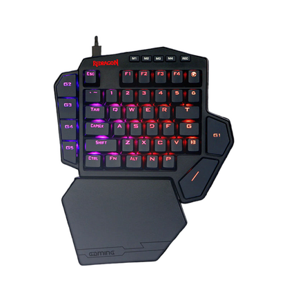 REDRAGON Diti Elite Pro One-Handed RGB Wireless Mechanical Gaming Keyboard - Black