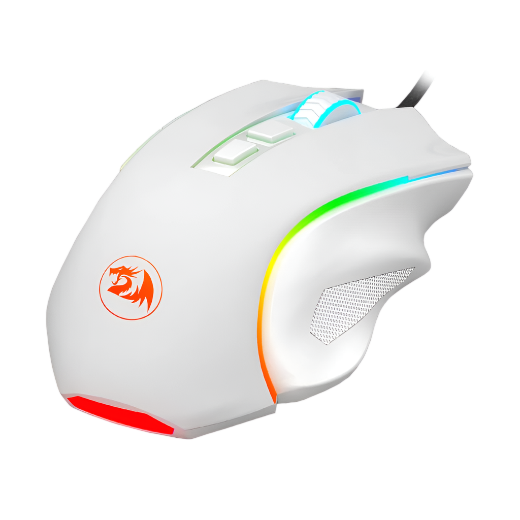 REDRAGON GRIFFIN 7200DPI Gaming Mouse - White