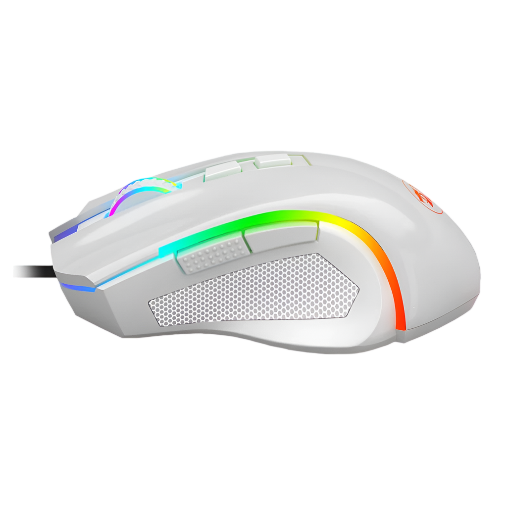 REDRAGON GRIFFIN 7200DPI Gaming Mouse - White