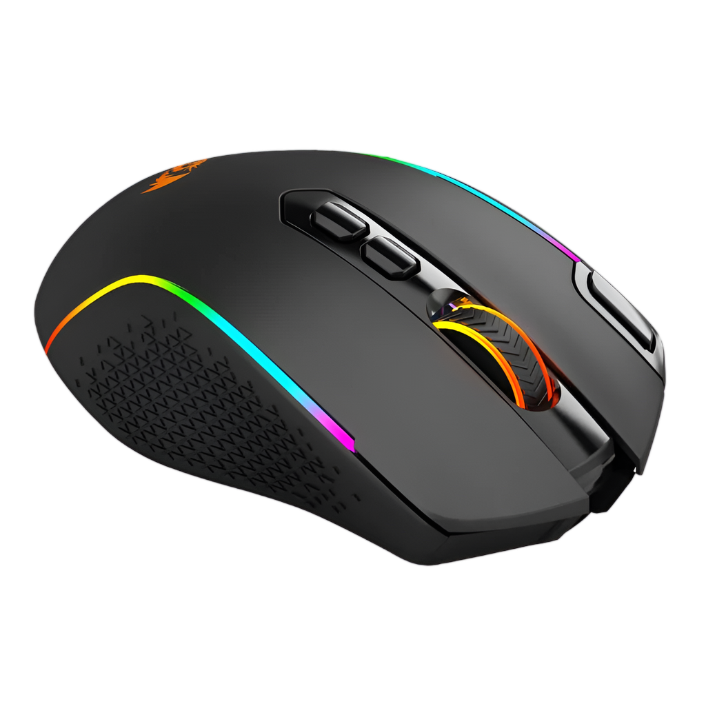 REDRAGON Taipan Pro 10000DPI RGB Wireless Gaming Mouse - Black