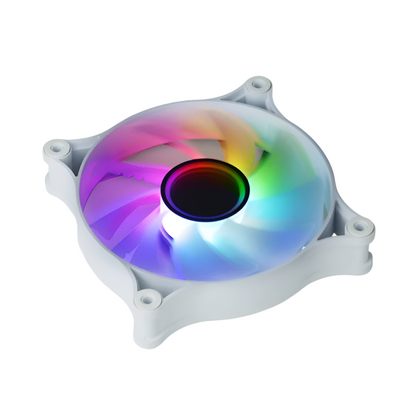 Raidmax NV-IT120FW 120mm ARGB Case Fan - White