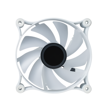 Raidmax NV-IT120FW 120mm ARGB Case Fan - White