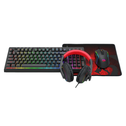 Redragon 4-in-1 Keyboard | Mouse | Mousepad | RGB Headset Gaming Combo