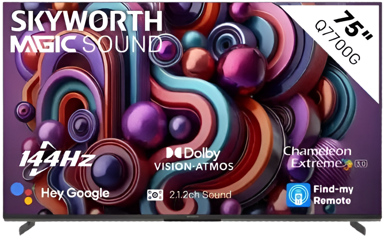 Skyworth 75-inch Q7700G QLED Google TV