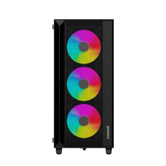 Raidmax V1000TBS ATX | Micro-ATX | Mini-ITX ARGB Mid-Tower Gaming Chassis - Black