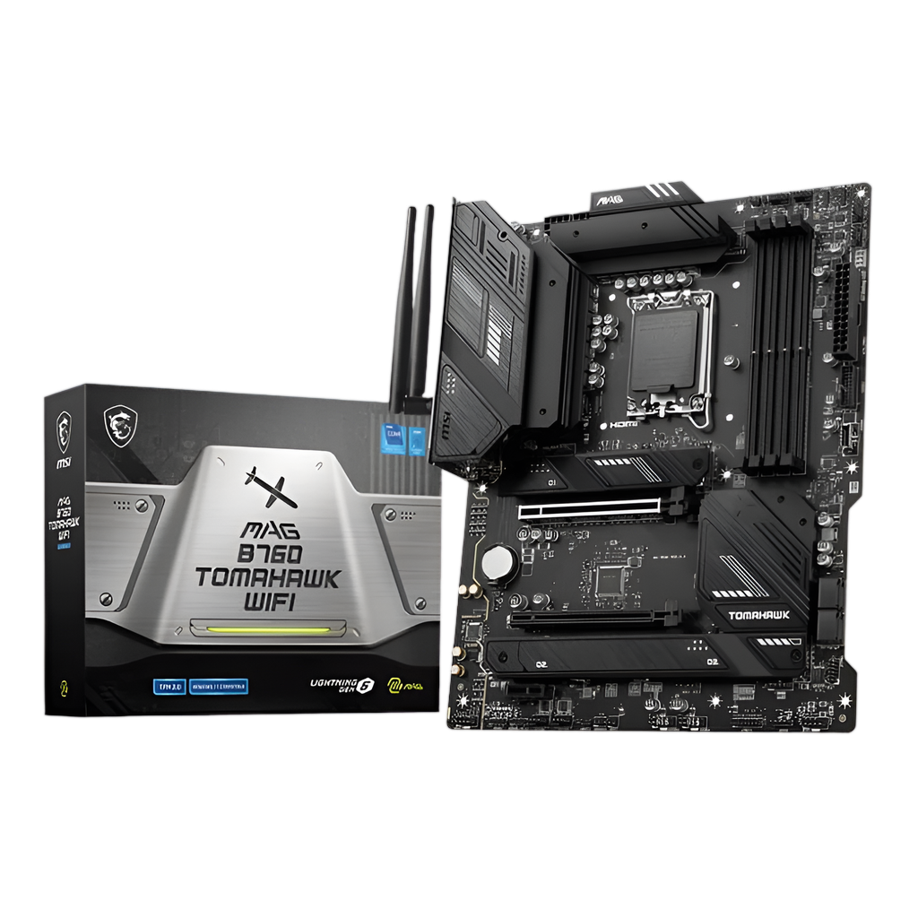 MSI MAG B760 TOMAHAWK WIFI DDR5 Intel LGA1700 ATX Gaming Motherboard
