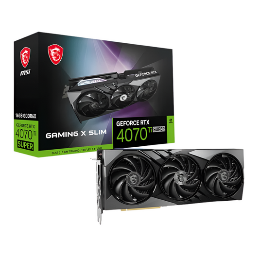 MSI Nvidia GeForce RTX 4070Ti Super Gaming X Slim 16GB Graphics Card