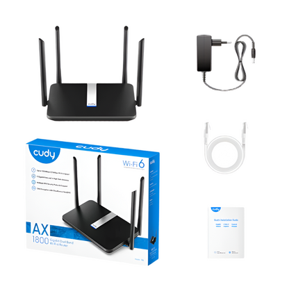 Cudy AX1800 Gigabit Dual Band Smart WiFi 6 Router