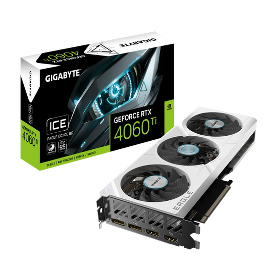 GeForce RTX™ 4060 Ti EAGLE OC ICE 8G