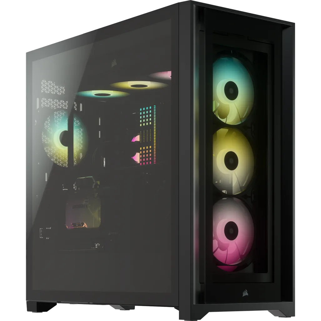 CORSAIR 5000 X RGB Black Tempered Glass Mid Tower