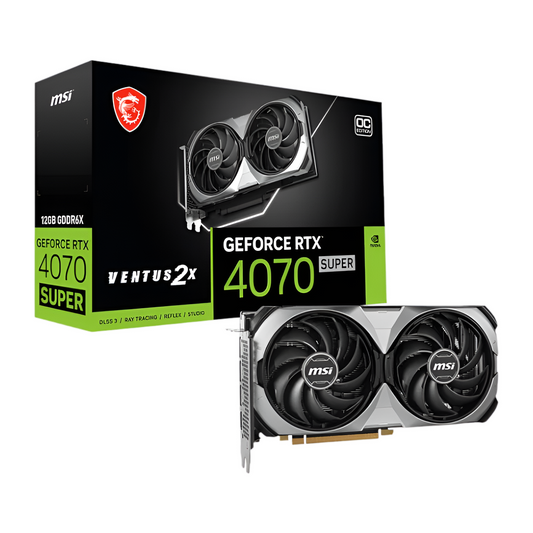 MSI Nvidia GeForce RTX 4070 Super Ventus 2x OC 12GB Graphics Card