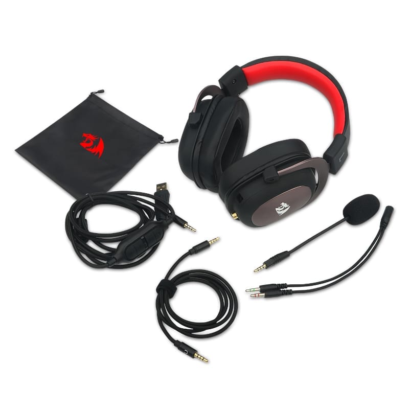 REDRAGON Over-Ear ZEUS 2 USB Gaming Headset - Black